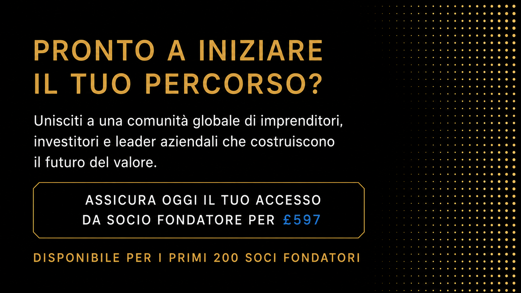 Pronto a Iniziare il Tuo Percorso?